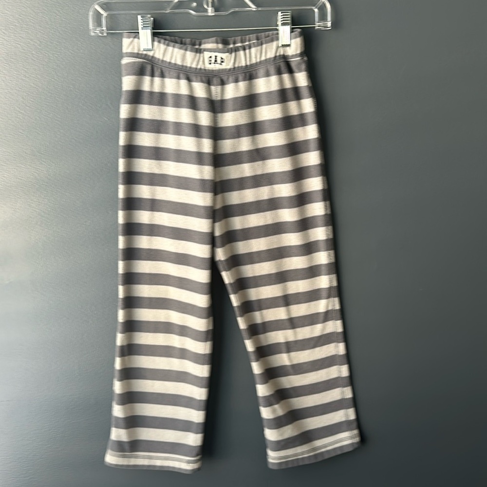 💤 GAP KIDS pajama pants size 6 gray stripes VGUC girls boys pjs